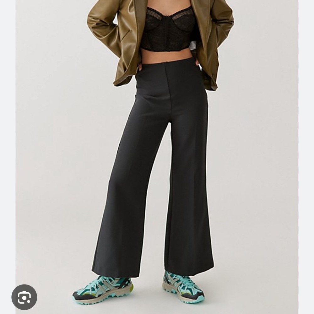 Uo Naya High-waisted Flare Pant In Black